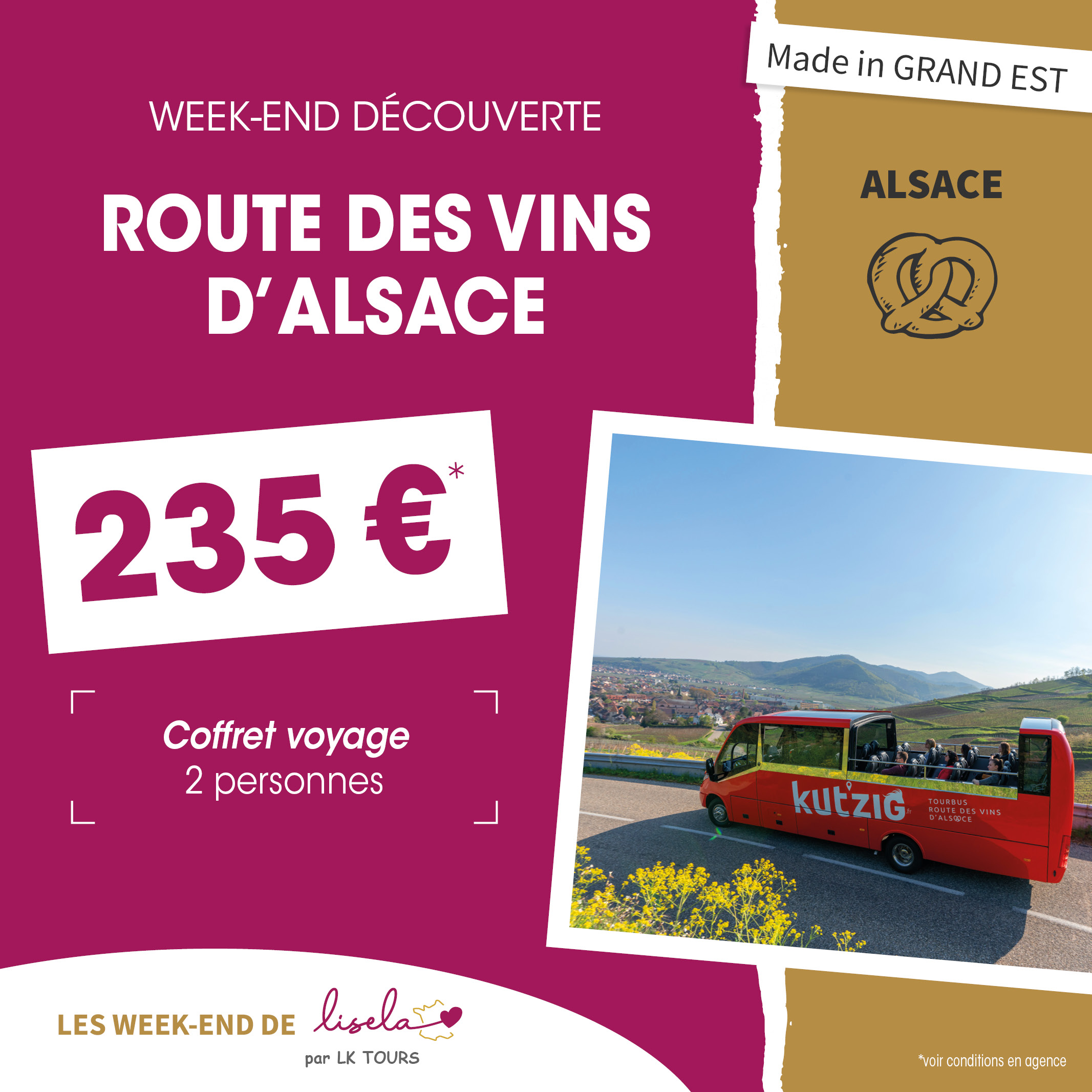 WEEK-END DÉCOUVERTE ROUTE DES VINS D’ALSACE