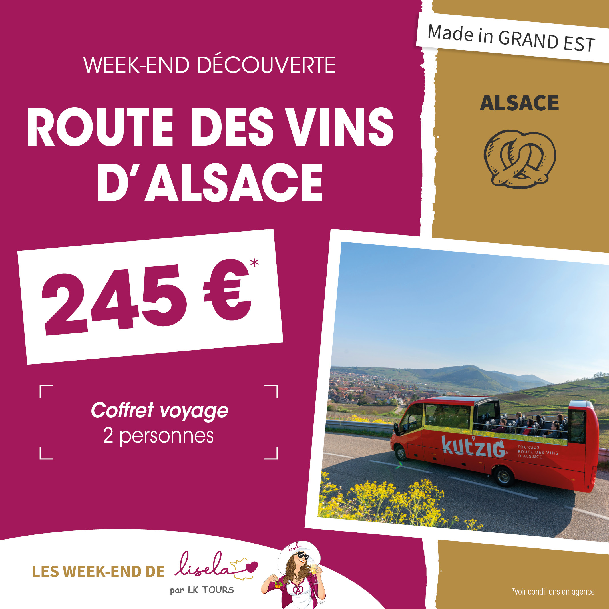 WEEK-END DÉCOUVERTE ROUTE DES VINS D’ALSACE