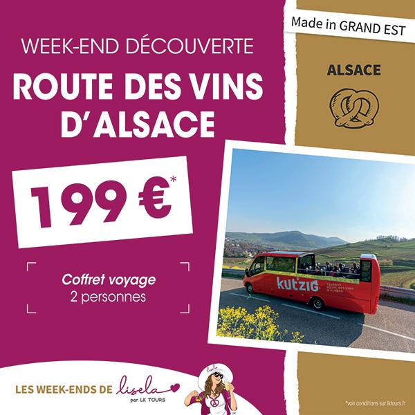 WEEK-END DÉCOUVERTE ROUTE DES VINS D’ALSACE