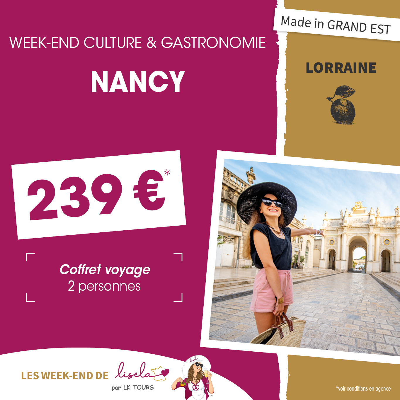 WEEK-END CULTURE & GASTRONOMIE NANCY