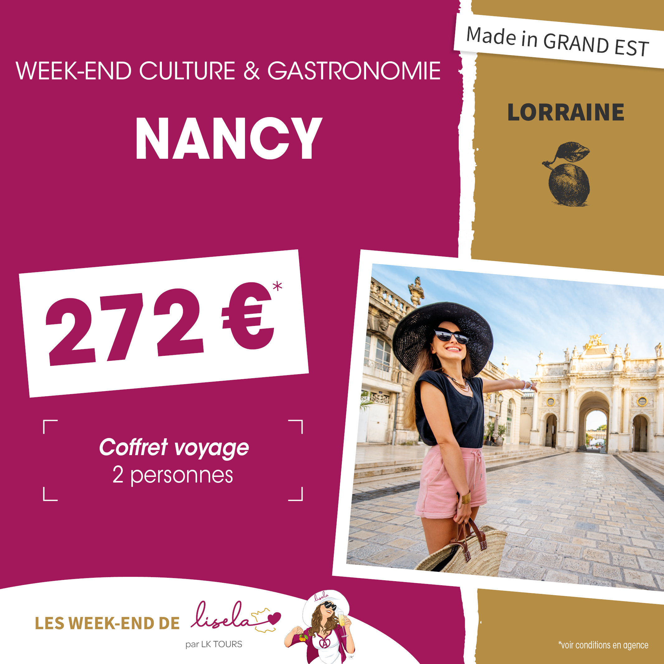 WEEK-END CULTURE & GASTRONOMIE NANCY